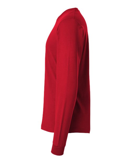 Unisex Fine Jersey Long Sleeve T-Shirt – Detail