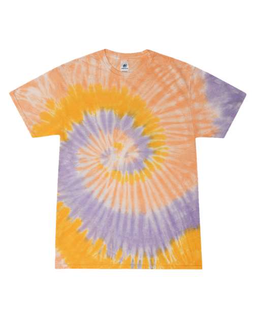 Unisex Multi-Color Tie-Dyed T-Shirt – Front