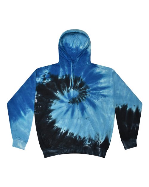 Unisex Tie-Dyed Hooded Sweatshirt – Front