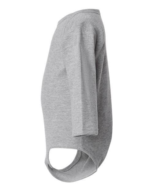 Infant Fine Jersey Long Sleeve Bodysuit – Detail