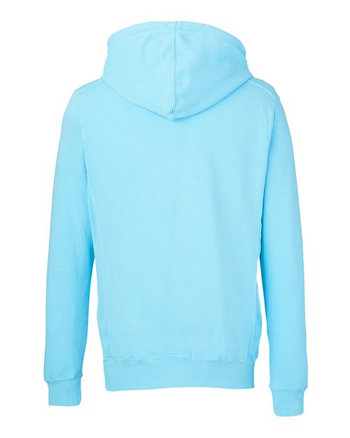 Unisex Pigment-Dyed Fleece Hooded Sweatshirt – Back