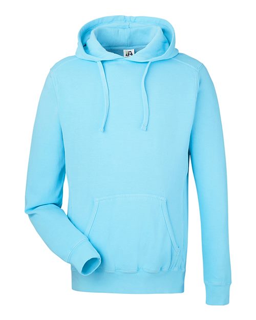 Unisex Pigment-Dyed Fleece Hooded Sweatshirt – Front