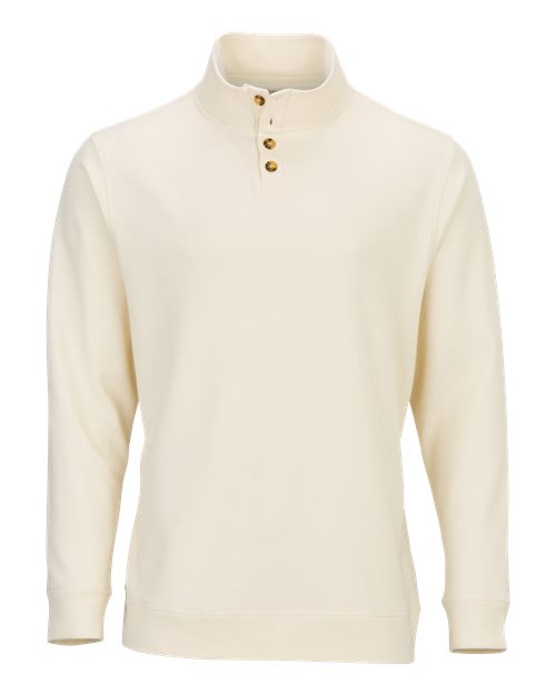 Men's French Terry Button Pullover – Front