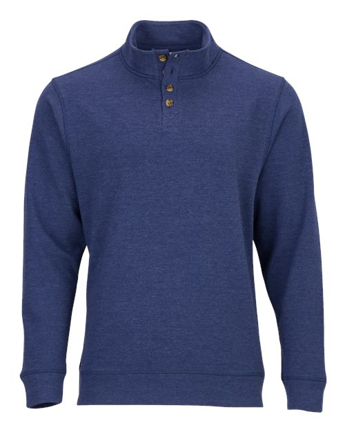 Men's French Terry Button Pullover – Front