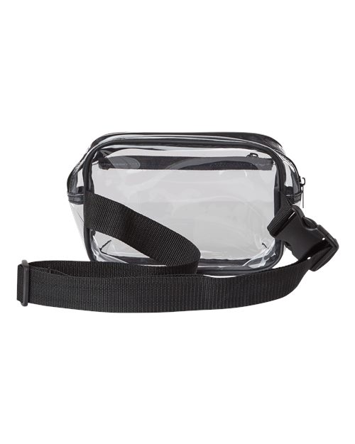 Clear Stadium 2-Pocket Fanny Pack/Crossbody Bag – Back
