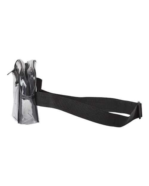 Clear Stadium 2-Pocket Fanny Pack/Crossbody Bag – Detail