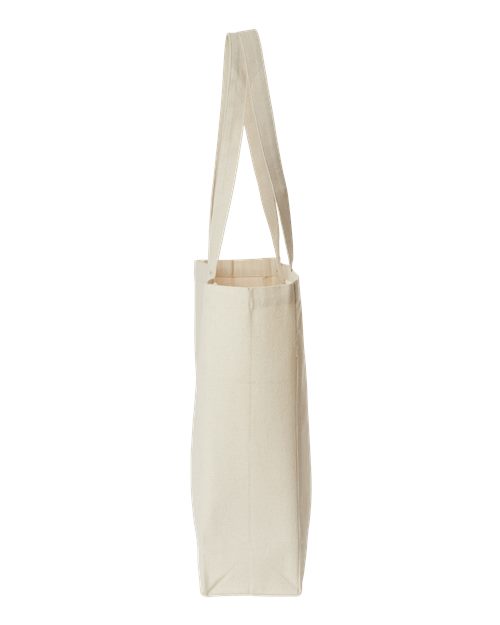 Isabella Midweight Recycled Canvas Tote – Detail