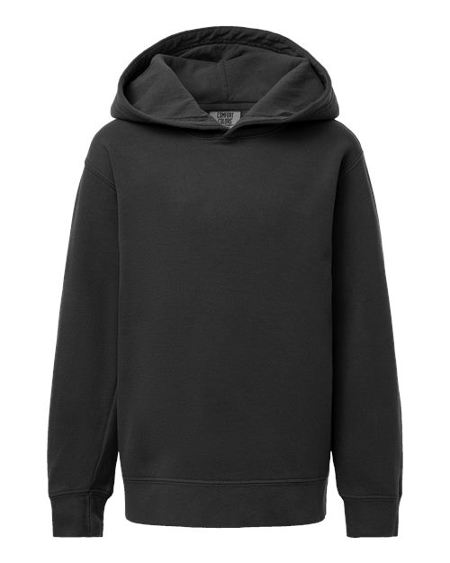 Youth Garment-Dyed Lightweight Hooded Sweatshirt – Front