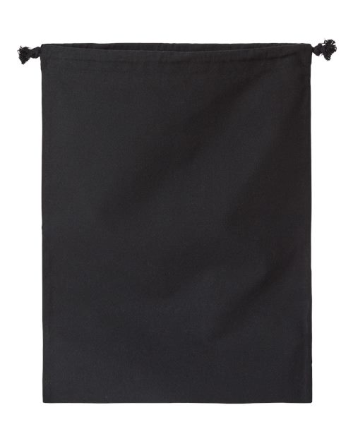 Double Cinch Recycled Canvas Shoe and Accessory Bag – Back