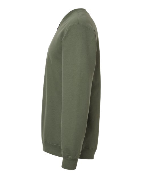 Unisex Softstyle® Midweight Quarter-Zip Sweatshirt – Detail