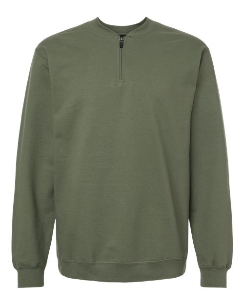 Unisex Softstyle® Midweight Quarter-Zip Sweatshirt – Front