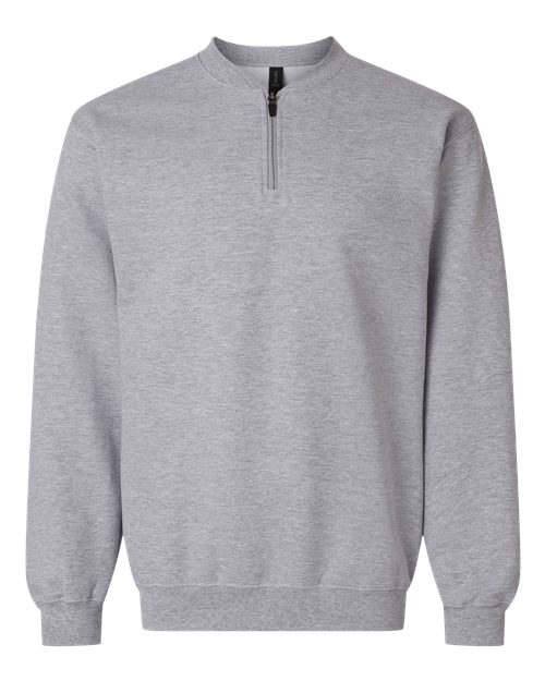 Unisex Softstyle® Midweight Quarter-Zip Sweatshirt – Front