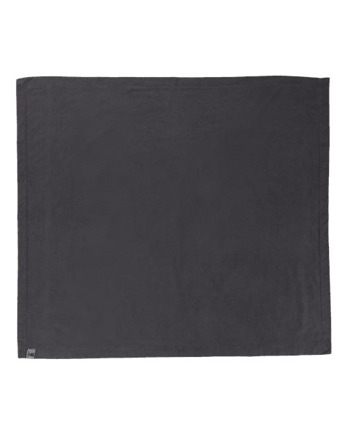 Garment-Dyed Fleece Dorm Blanket – Detail