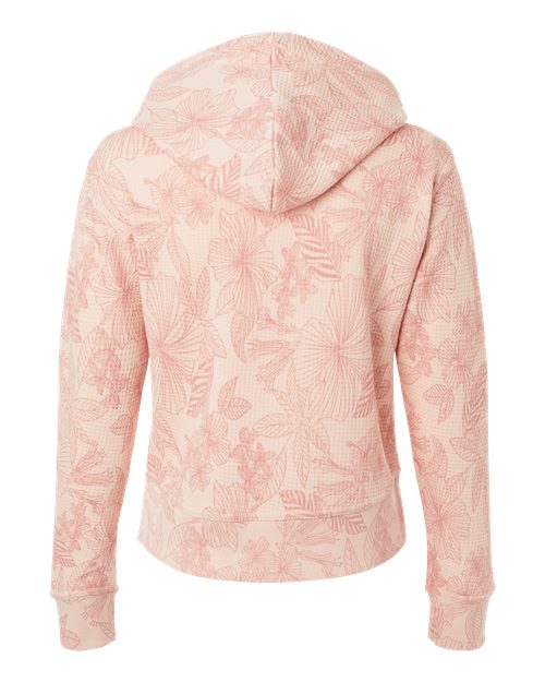 Women's Maddie Floral Print Hooded Sweatshirt – Back