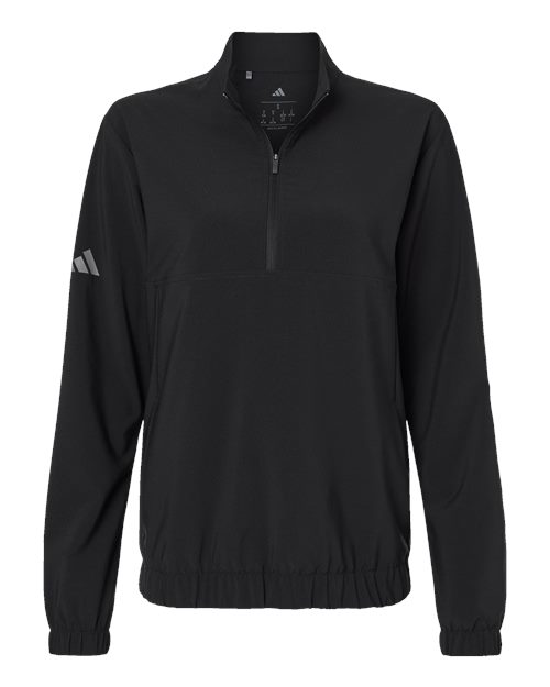 Women's Stretch Woven Half-Zip Pullover – Front
