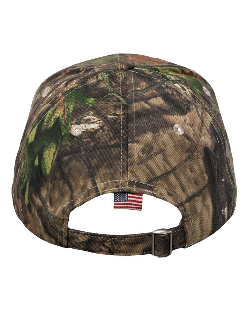 Camo Woven USA Flag Cap – Back