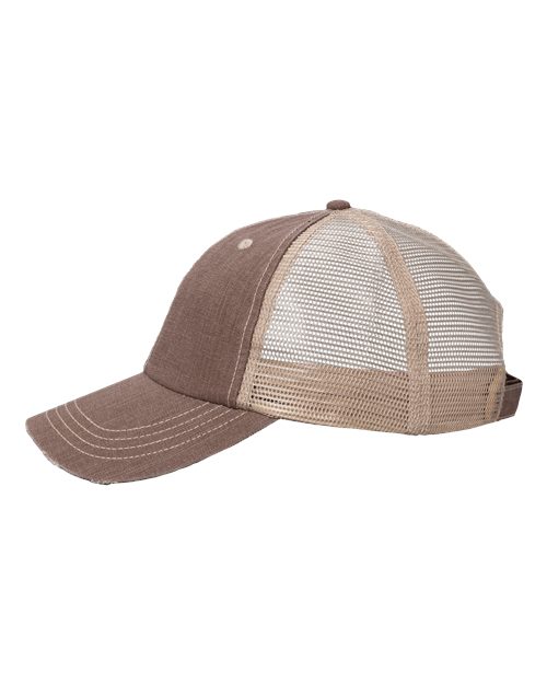 Contrast Stitch Cap – Detail