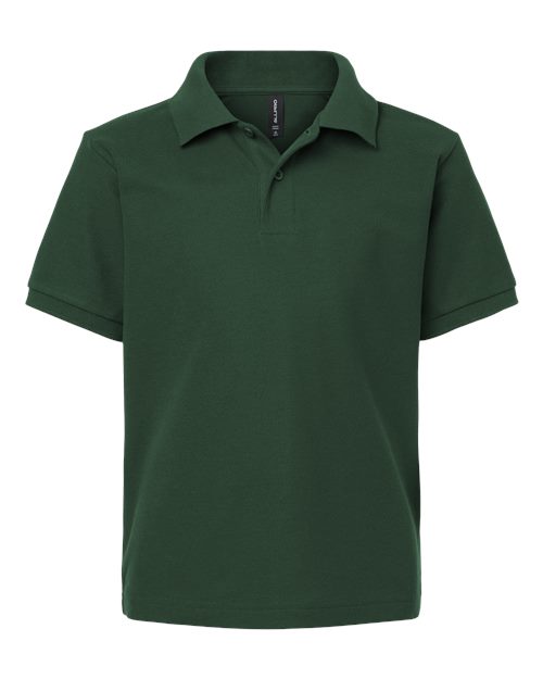 Youth Pique Polo – Front