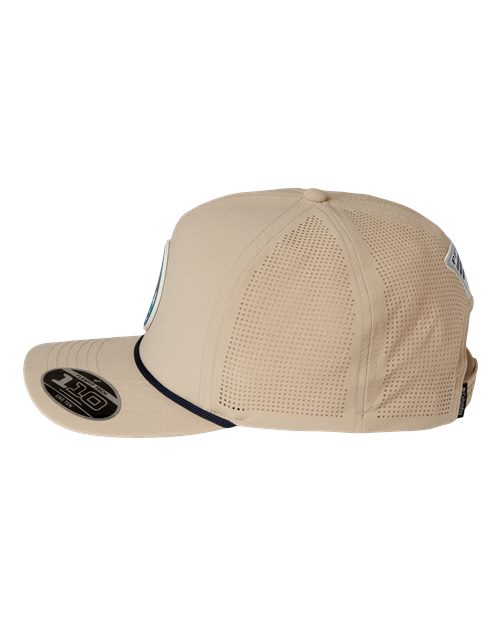 Tidal Pursuit™ 3D Stretch Snapback Cap – Detail