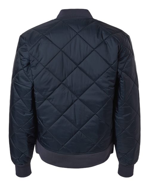 Men's Diamond Quilted Jacket – Back