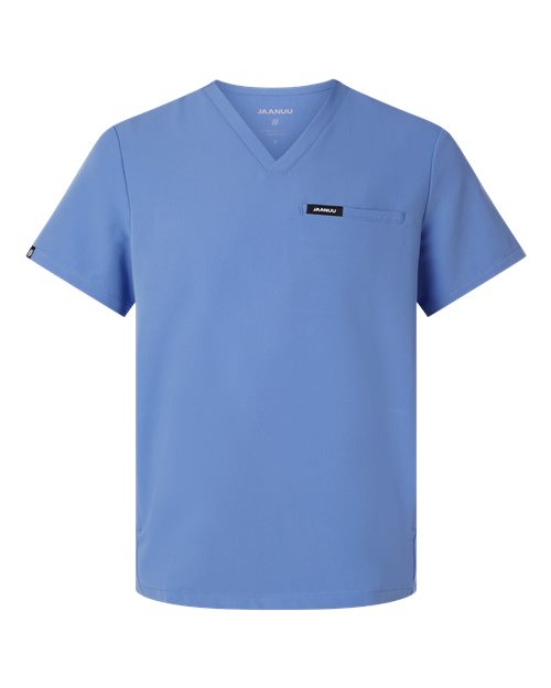 Men's Platt 3-Pocket Scrub V-Neck Top – Front