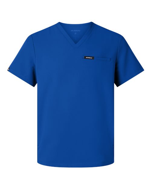 Men's Platt 3-Pocket Scrub V-Neck Top – Front