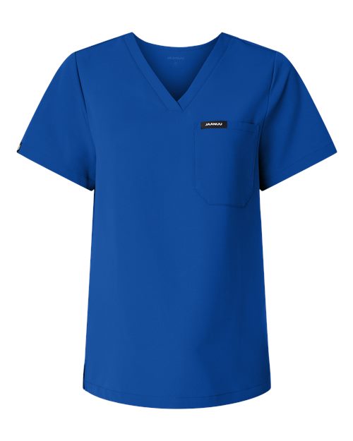 Women's Rhena Essential 1-Pocket Scrub V-Neck Top – Front