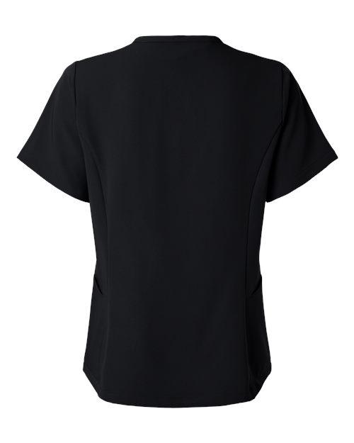 Women's Calix Fit & Flare Scrub V-Neck Top – Back