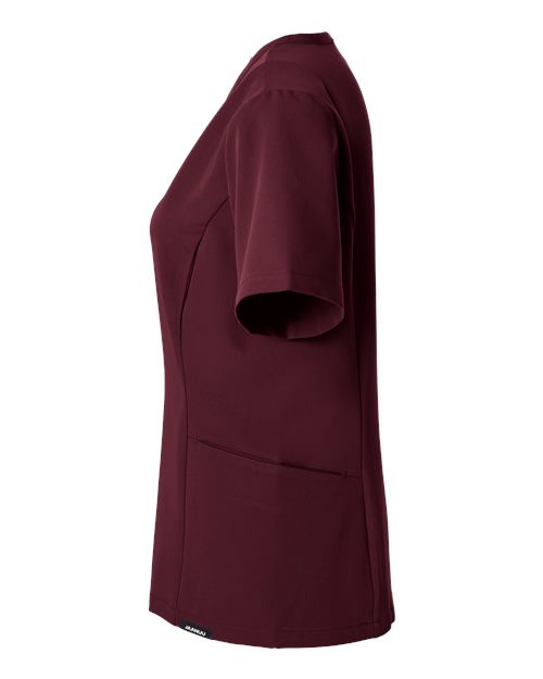 Women's Calix Fit & Flare Scrub V-Neck Top – Detail