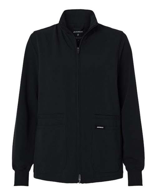 Women's Ceri Essential Full-Zip 6-Pocket Scrub Jacket – Front