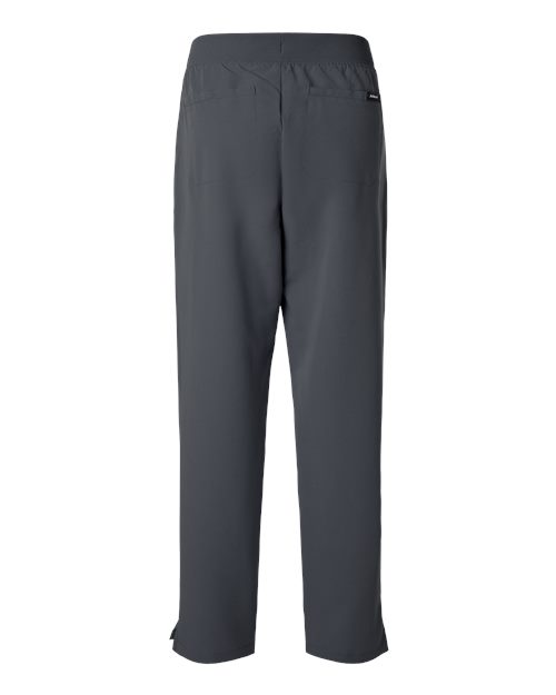 Women's Petite Sizes Xenos Essential Knit-Waist Scrub Pants – Back
