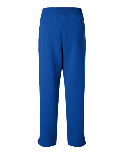 Women's Petite Sizes Xenos Essential Knit-Waist Scrub Pants – Back