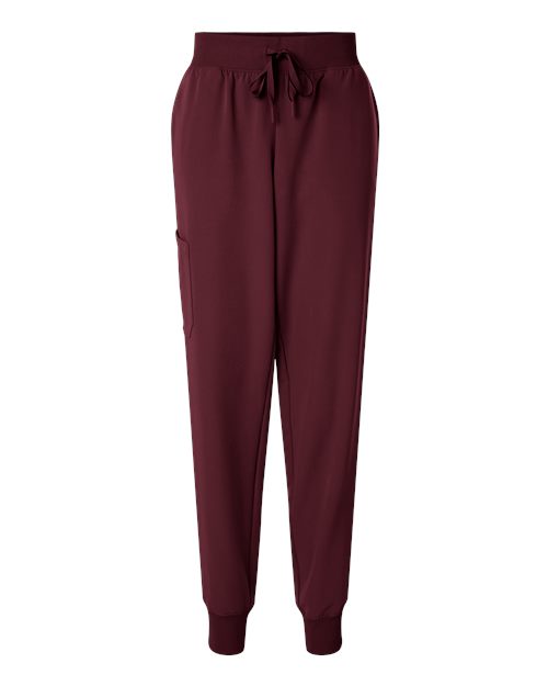 Women's Petite Sizes Silex Knit-Waist Scrub Joggers – Front