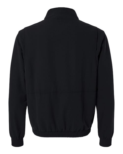 Men's Wolfe Everyday Full-Zip 6-Pocket Scrub Jacket – Back