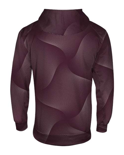 Youth Warp Hooded Long Sleeve T-Shirt – Back