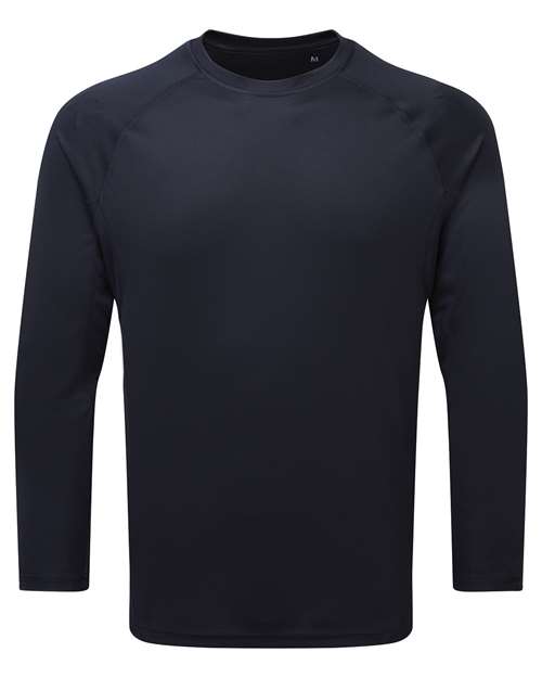 Unisex Panelled Long Sleeve Tech T-Shirt – Front