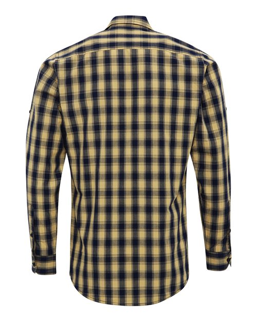 Men's Mulligan Check Cotton Shirt – Back