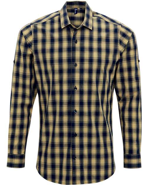 Men's Mulligan Check Cotton Shirt – Front