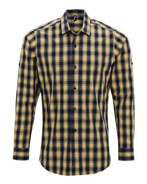 Men's Mulligan Check Cotton Shirt – Front