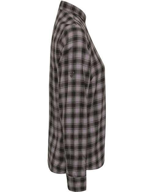 Women's Mulligan Check Cotton Dress Shirt – Detail