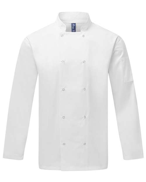 Unisex Ten Studded Front Chef Coat – Front