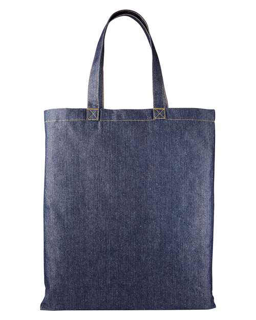 Denim Tote Bag – Back