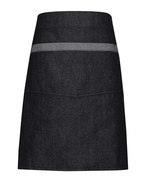 Domain Contrast Denim Waist Apron – Front
