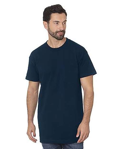 Unisex Tall USA Made Pocket T-Shirt