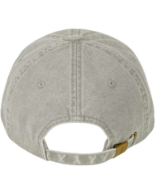 Classic Pigment Distressed Dad Hat – Back