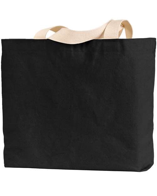 USA-Made Canvas Jumbo Tote Bag – Back