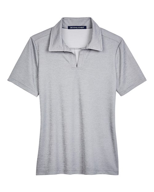 Women's CrownLux Performance® Address Melange Polo – Front