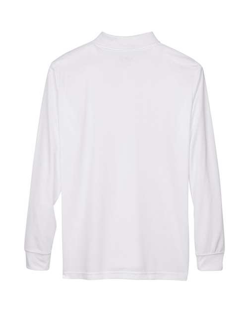 Men's Pinnacle Performance Long Sleeve Piqué Polo – Back