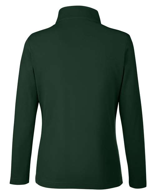 Women's Fusion ChromaSoft™ Pique Quarter-Zip Pullover – Back