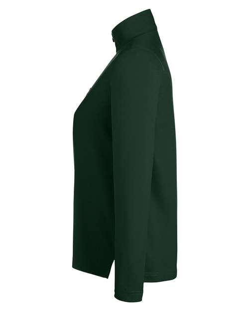 Women's Fusion ChromaSoft™ Pique Quarter-Zip Pullover – Detail